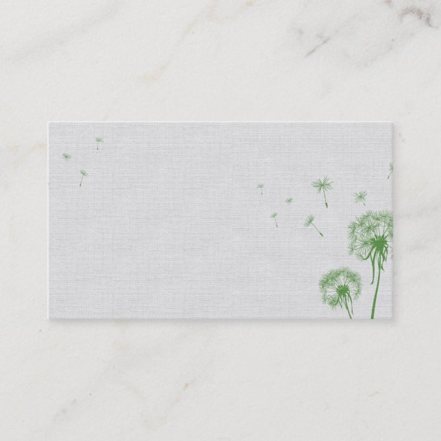 Dandelion Business Cards (Front)