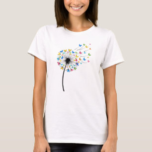 Dandelion butterfly flow T-Shirt