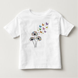 Dandelion butterfly flow toddler T-Shirt
