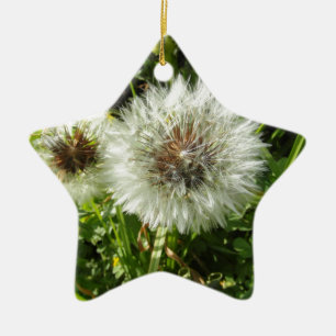Dandelion Ceramic Ornament