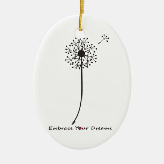 Dandelion Ceramic Tree Decoration