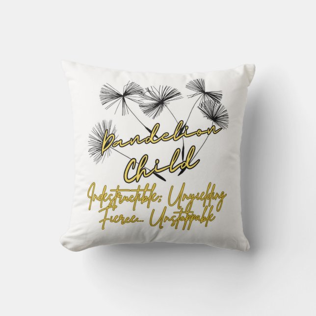 Dandelion Child  Cushion (Front)