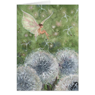 "Dandelion Clock Fae"Card