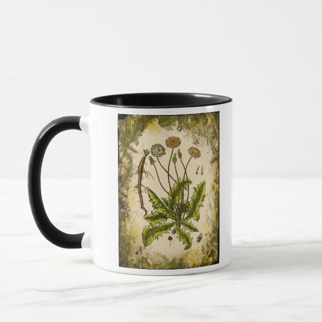 Dandelion Collage Mug (Left)