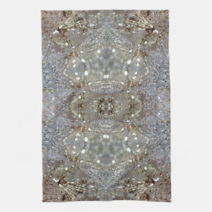Dandelion Crystal design Tea Towel