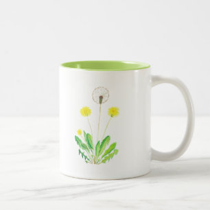 Dandelion Delight two-Toned Mug (Right Handed)