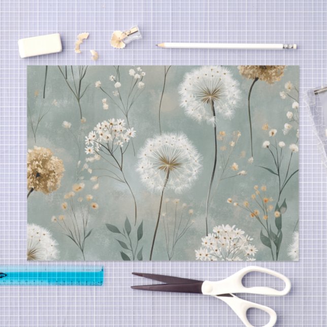 Dandelion Design Series #17 Tissue Paper (Craft)