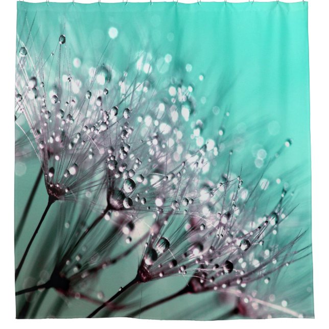 Dandelion Dew Shower Curtain (Front)