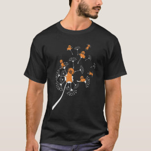 Dandelion Dog  Pet Owner Dog Breed Cute Animal Pug T-Shirt
