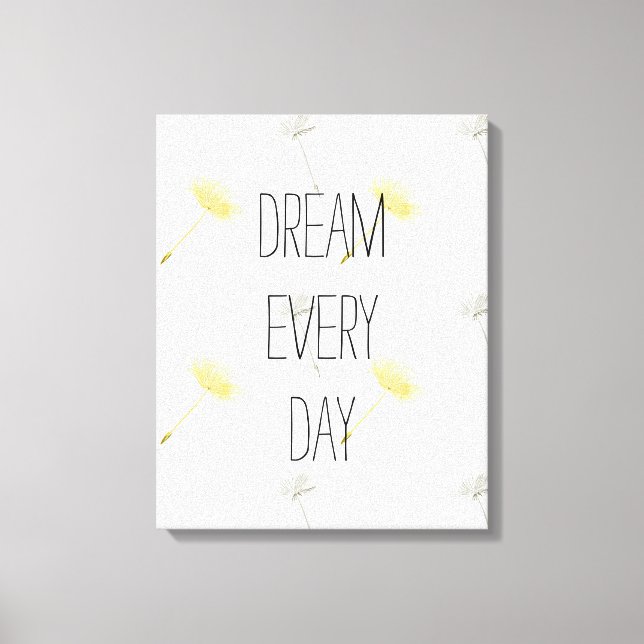 Dandelion Dream Canvas Print (Front)