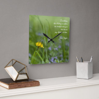 Dandelion Dreams Wall Art / Clock