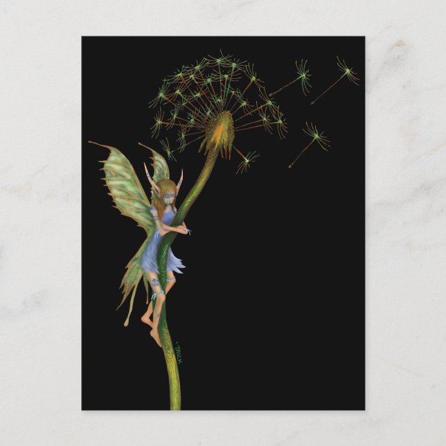 Dandelion Faery (with War Paint) Postcard (Front)