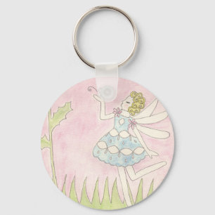 Dandelion Fairy Key Ring