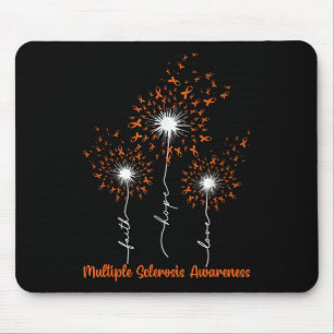 Dandelion Faith Hope Love Ms Multiple Sclerosis Aw Mouse Pad