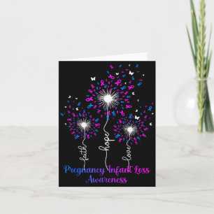 Dandelion Faith Hope Love Pregnancy Infant Loss Aw Card