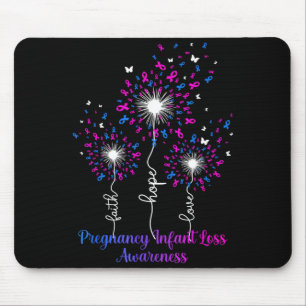 Dandelion Faith Hope Love Pregnancy Infant Loss Mouse Pad