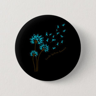 Dandelion Faith Hope Love Tourette Syndrome Awaren 6 Cm Round Badge