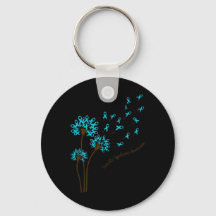 Dandelion Faith Hope Love Tourette Syndrome Awaren Key Ring