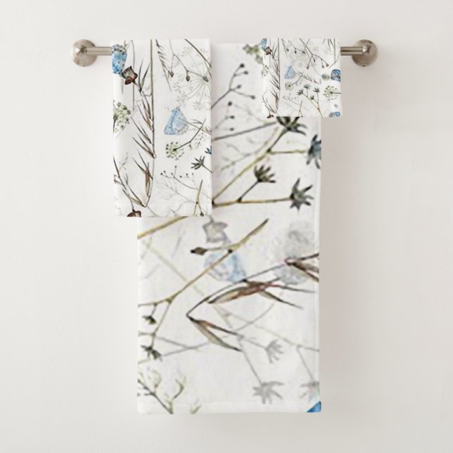 “Dandelion Flower”  Bath Towel Set (Insitu)