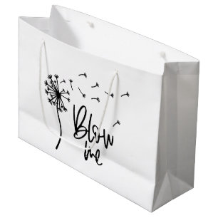 Dandelion Flower Blow Me Gift For Girlfriend Large Gift Bag