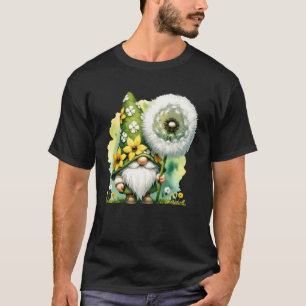 Dandelion Flower For Hippie Mum And Dad Funny Gard T-Shirt