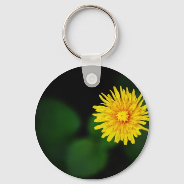 Dandelion Flower Key Chain (Front)