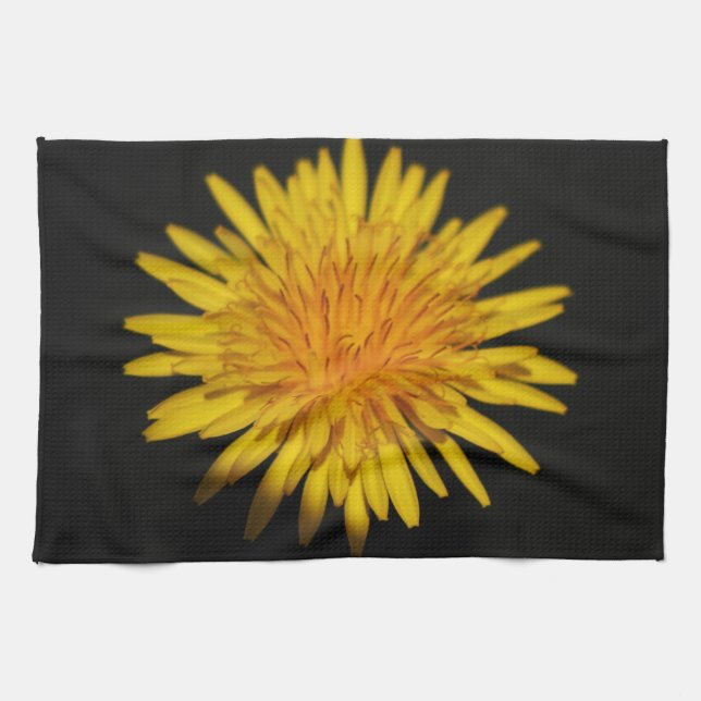 Dandelion Flower ktcnm Tea Towel (Horizontal)