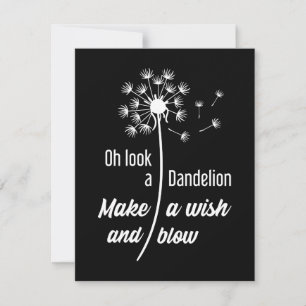 Dandelion Flower Make A Wish And Blow