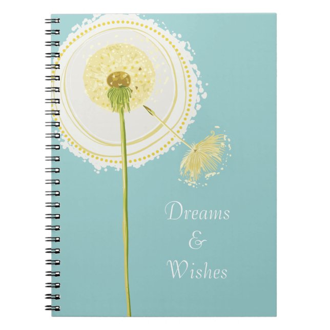 Dandelion Flower Notebook (Front)
