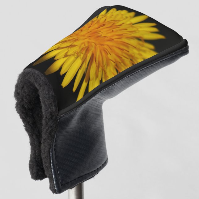 Dandelion Flower pcm Golf Head Cover (3/4 Front)