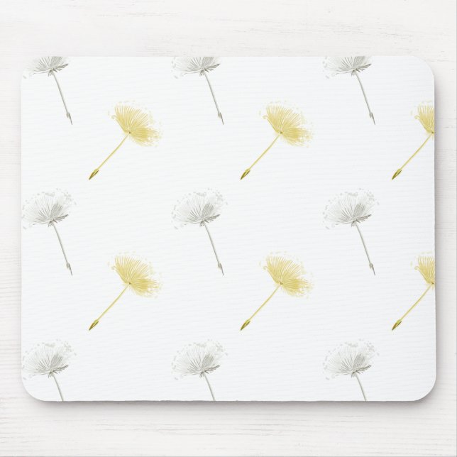 Dandelion Flowers Mouse Pad (Front)