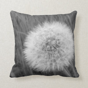 Dandelion Fluff Throw Pillow