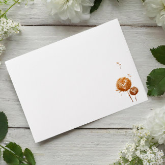 Dandelion Forever in our hearts Envelope