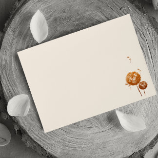 Dandelion Forever in our hearts Envelope