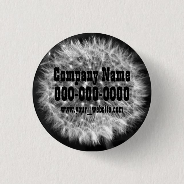 Dandelion Fuzz 3 Cm Round Badge (Front)