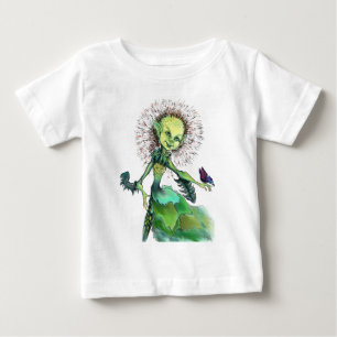 Dandelion Girl and Butterfly Baby T-Shirt - Fun