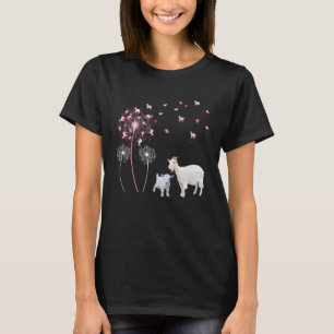 Dandelion Goat Cute Goat Farmer Floral Dandelion S T-Shirt