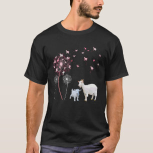 Dandelion Goat Cute Goat Farmer Floral Dandelion S T-Shirt