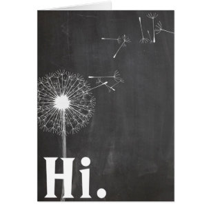 Dandelion HI on Chalkboard