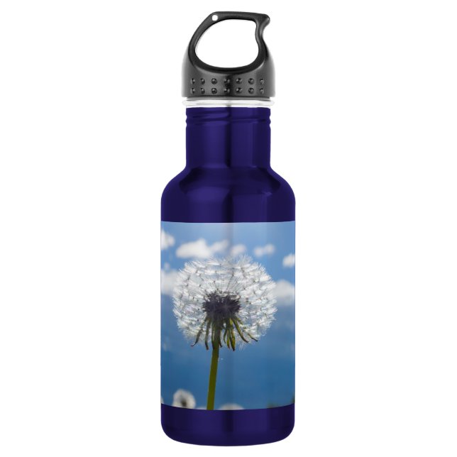 Dandelion In The Light Water Bottle (Front)