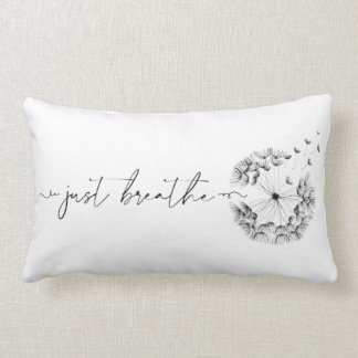 Dandelion in the Wind with Just Breathe Stem Lumbar Cushion