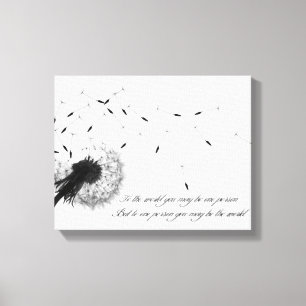 Dandelion Inspiration Canvas Print