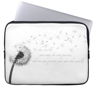 Dandelion Inspiration Neoprene Laptop Sleeve