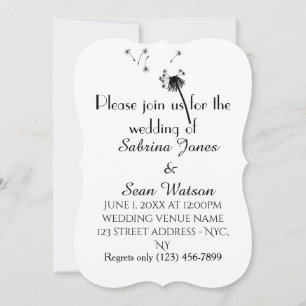 Dandelion Invitation