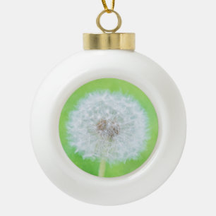 Dandelion - Just Woke Up Beauty Ceramic Ball Christmas Ornament