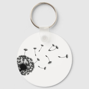 dandelion key ring