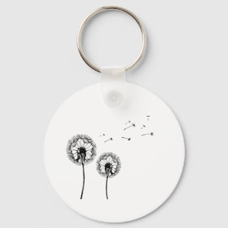 Dandelion Key Ring