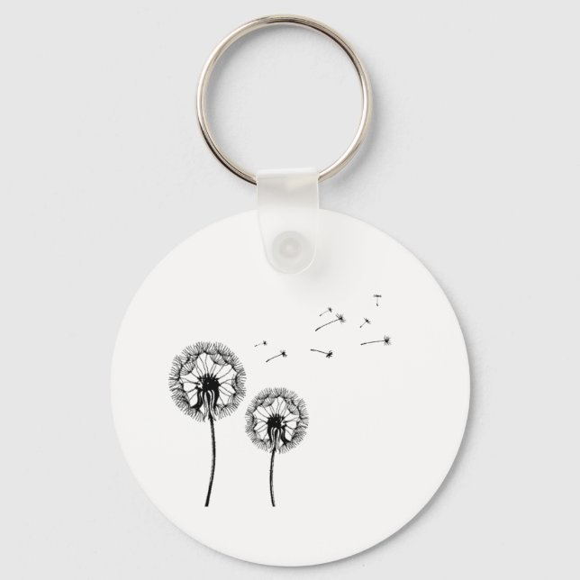 Dandelion Key Ring (Front)