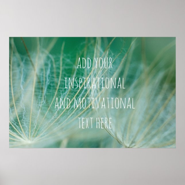 Dandelion macro poster (Front)