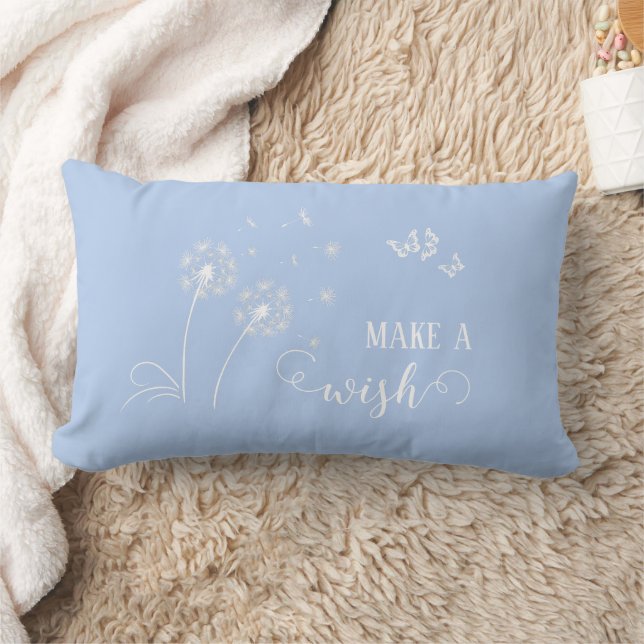 Dandelion Make a Wish Lumbar Pillow (Blanket)